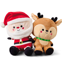 Santa and reindeer Better Together plush